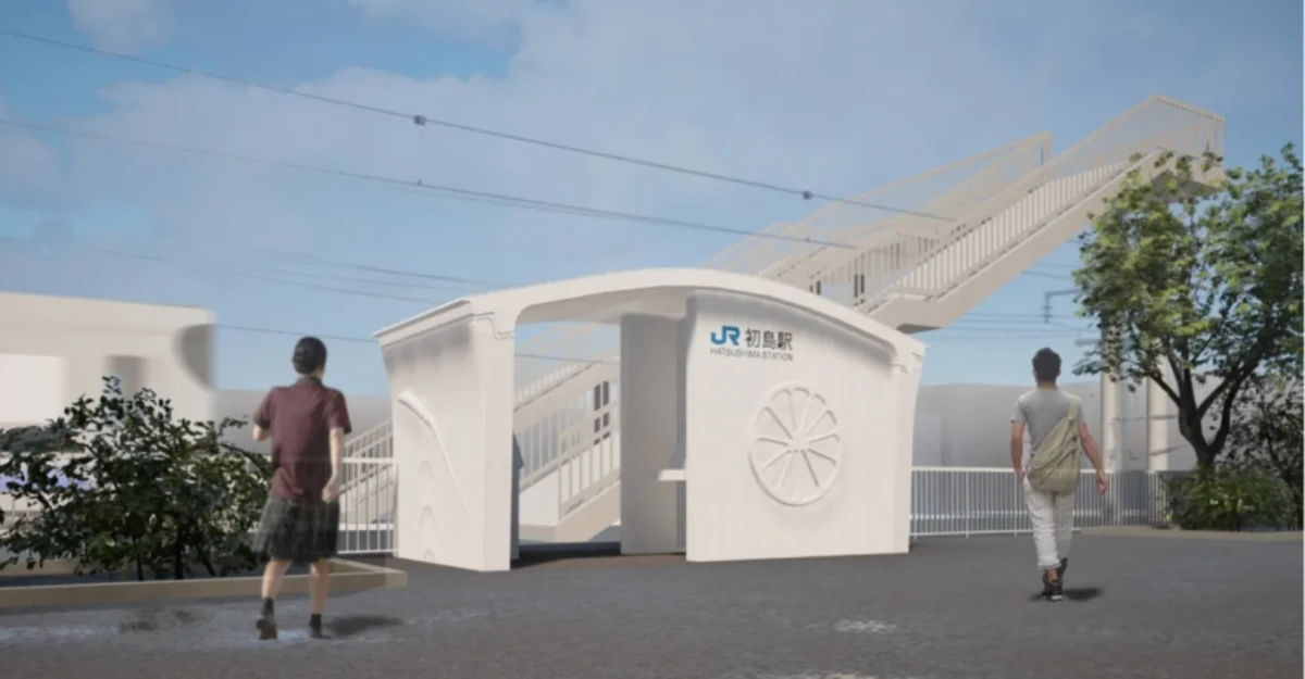 World’s First 3D-Printed Train Station Built in Six Hours