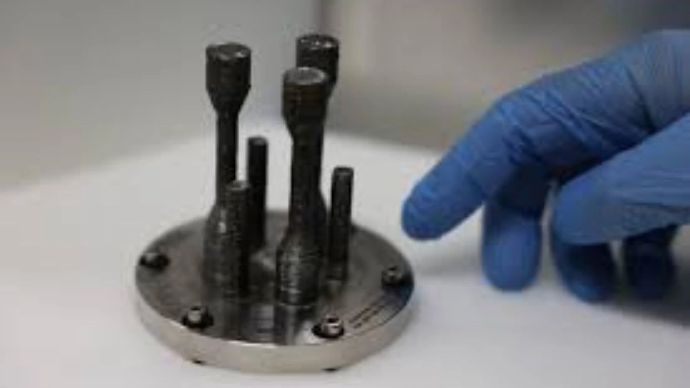 Metal Object Manufactured in Space Lands in Scientists' Hands
