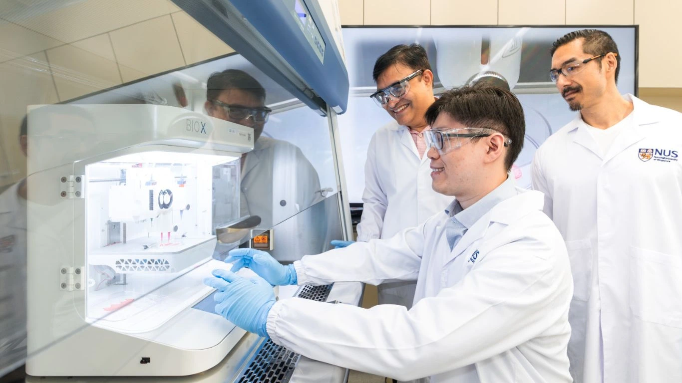 NUS researchers create custom gum grafts using AI and 3D bioprinting