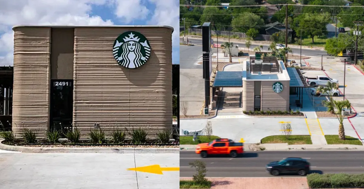 Starbucks Opens First 3D-Printed Store in Texas. Is It More Affordable?
