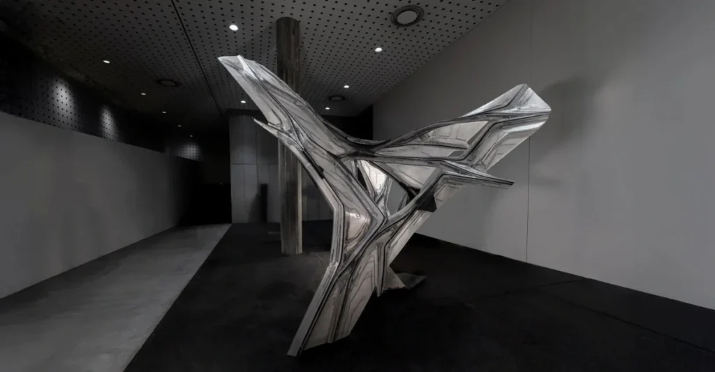 3D-printed carbon fiber pavilion redefines architecture