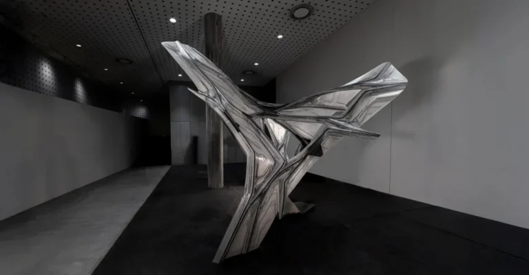 3D-printed carbon fiber pavilion redefines architecture