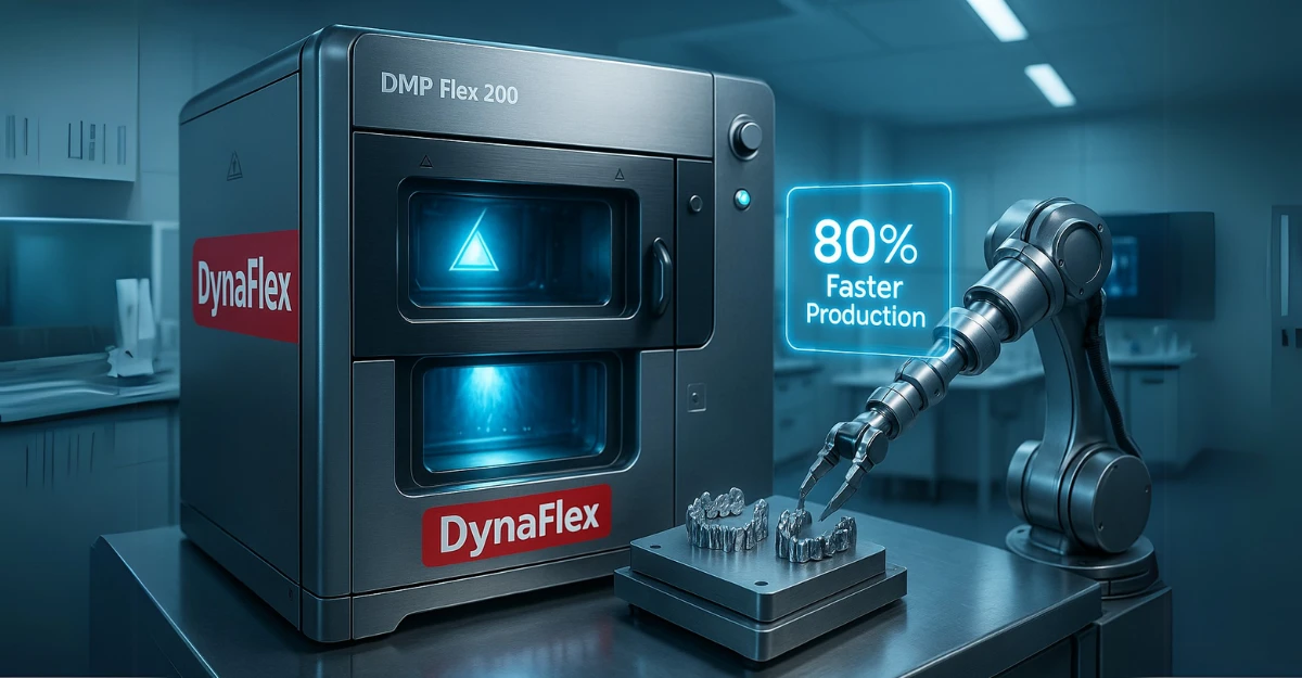 DynaFlex Upgrades Metal 3D Printing for Dental Labs